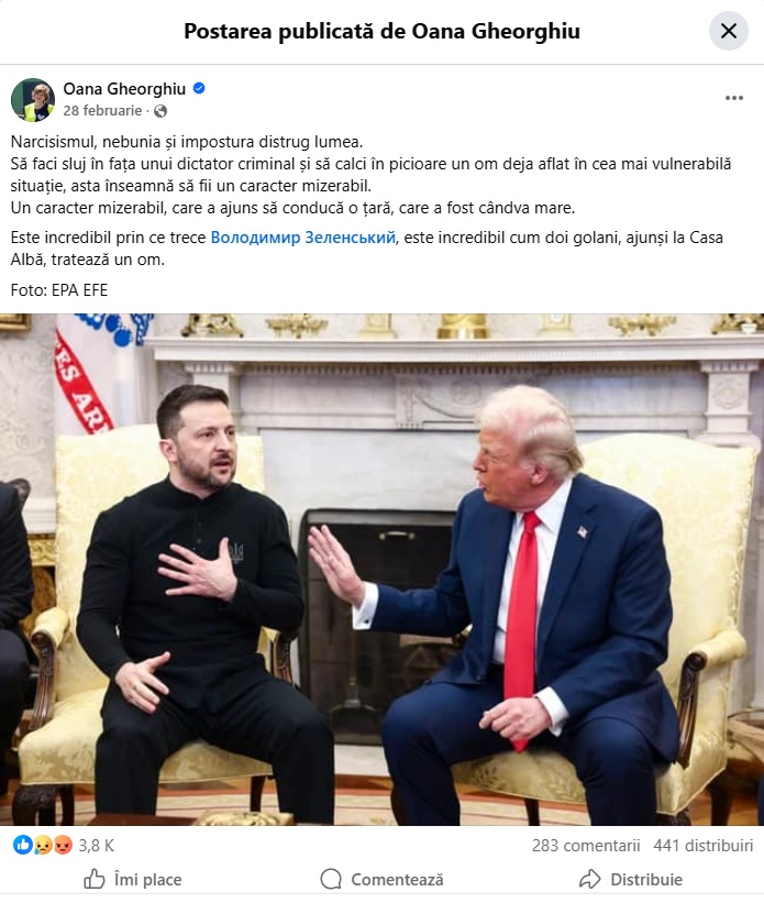 ULTIMA ORĂ: Grindeanu îi solicită lui Bolojan „să retragă de îndată propunerea” de numire a Oanei Gheorghiu ca vicepremier ULTIMA ORĂ: Grindeanu îi solicită lui Bolojan „să retragă de îndată propunerea” de numire a Oanei Gheorghiu ca vicepremier. „Pentru a preveni compromiterea relației cu Statele Unite”