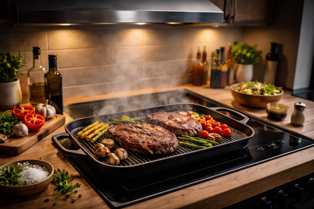 Tehnici pentru gătitul la grătar în interior, fără fum și fără nervi