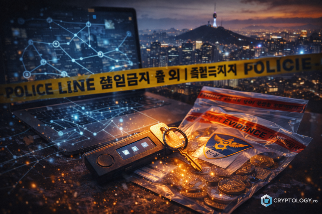 Coreea de Sud - criptomonede confiscate, furate de două ori după scurgerea unei fraze seed